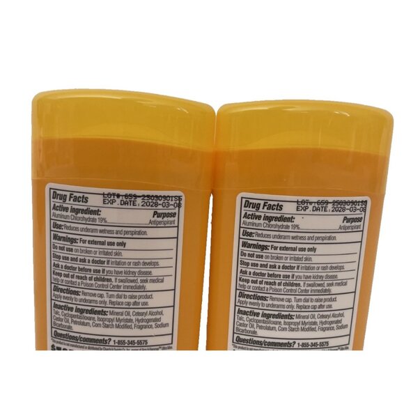 Extra Care Antiperspirant Deodorant Max Fresh Ultra Fresh 2.0 oz Set of 2 - Picture 2 of 2